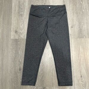 Grey Capri Workout Leggings